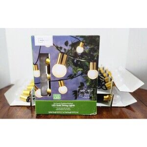 MainStays LED Gold String Lights Outdoor/Indoor 4 Packs